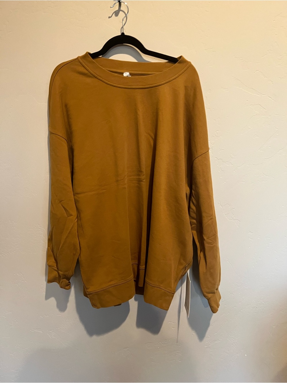 NWT lululemon Perfectly Oversized Crew Spiced Bronze Size 16